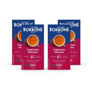 1000 גרם (4 חבילות) Caffè Borbone Espresso Intenso קפה טחון