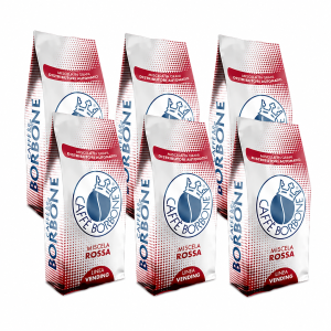 6 ק"ג פולי קפה Caffe Borbone Miscela ROSSO