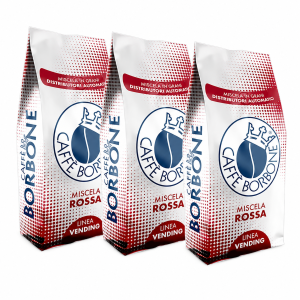 3 ק"ג פולי קפה Caffe Borbone Miscela ROSSO